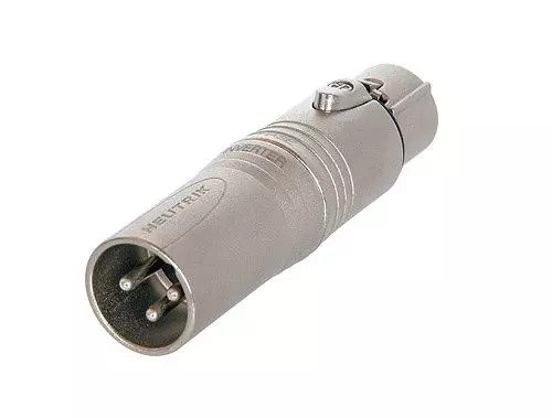 Billede af Neutrik NA3M5F XLR Adaptor - 3P Han -> 5P Hun